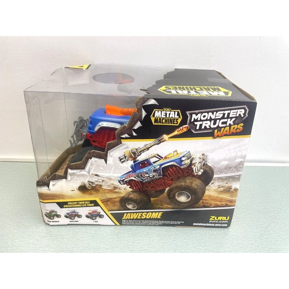 Zuru Metal Machines Monster Truck Wars Jawesome New - Picture 4 of 14